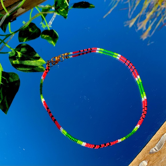 Handmade watermelon necklace - Picture 1 of 1